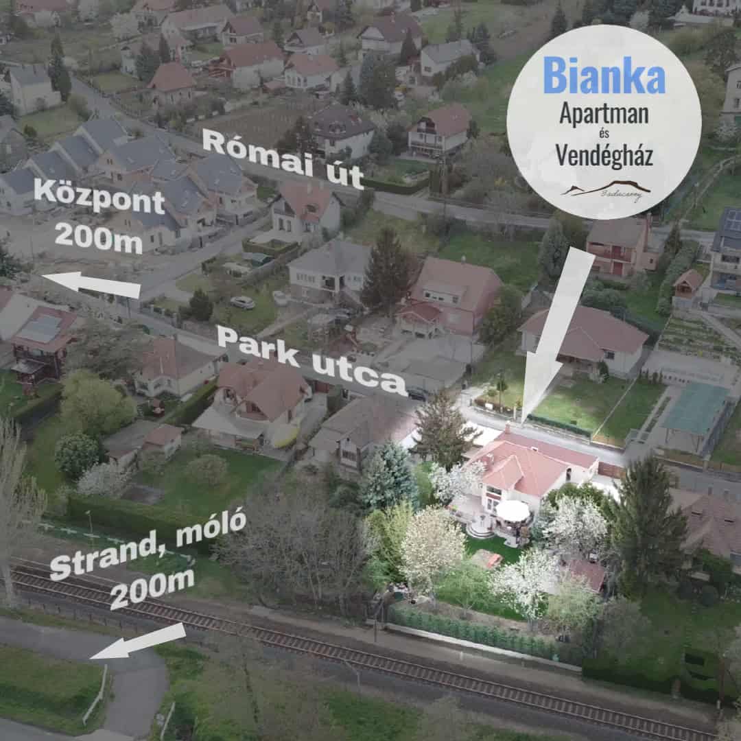 Bianka Apartman és Vendégház lokáció